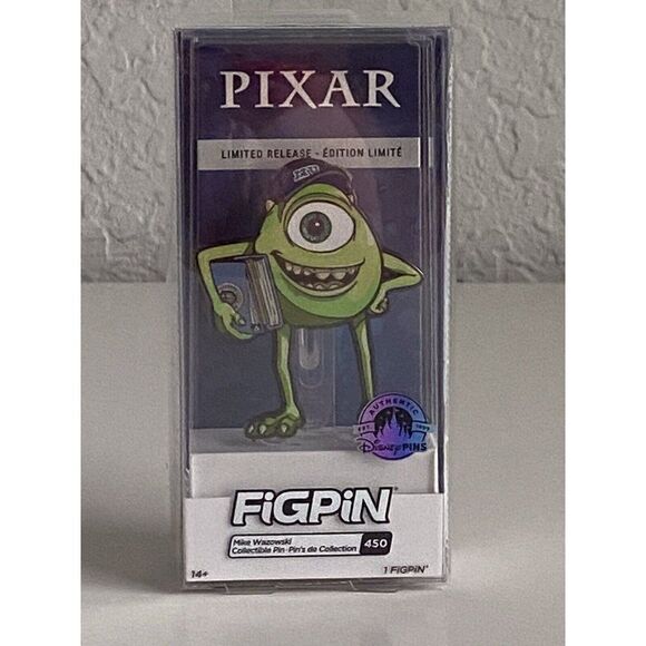 Fig Pin Pixar Limited Release Edition Monsters University Mike Wazowski # 450 - Picture 1 of 10